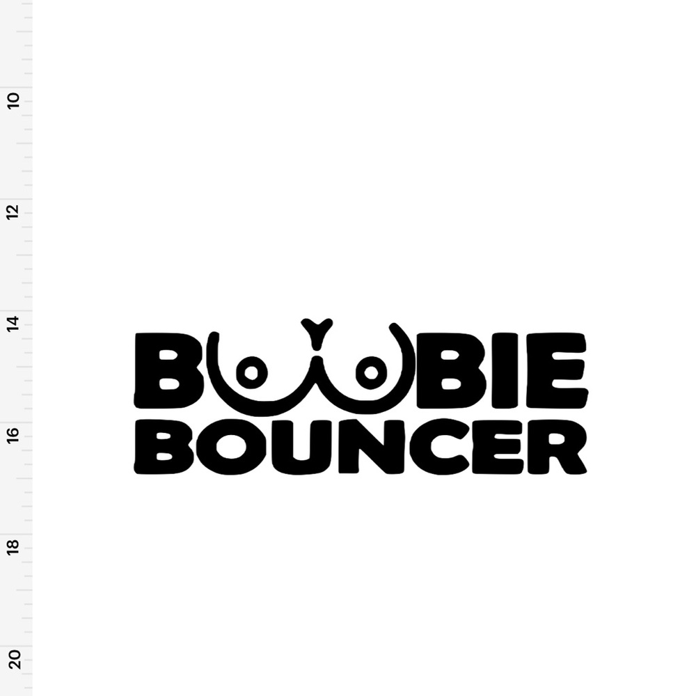 Boobie Bouncer Car Decal